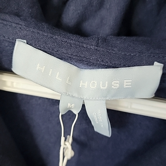 Hill House Super Cozy Teddy Zip Up Hoodie All Gender Sweatshirt Jacket Navy Blue - Picture 3 of 3